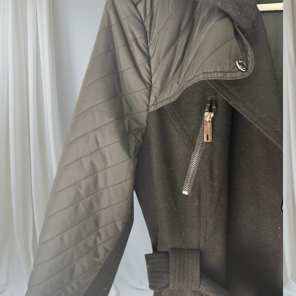 Kenneth Cole New York Black Quilted Women's Coat - Picture 6 of 8